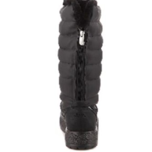 Adrienne Vittadini AV Polar Snow Boots Black 6M - Picture 3 of 7